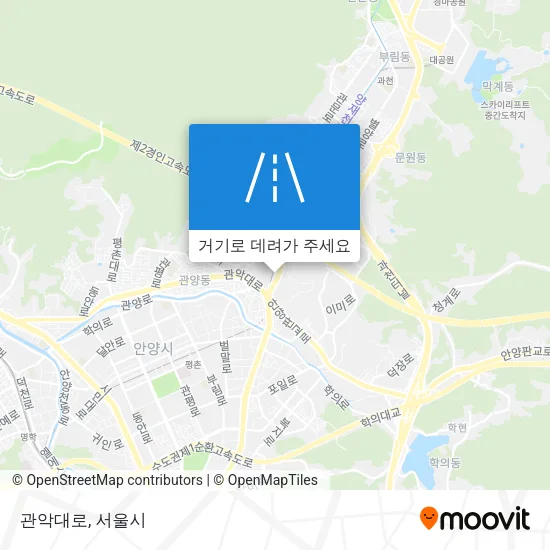 관악대로 지도