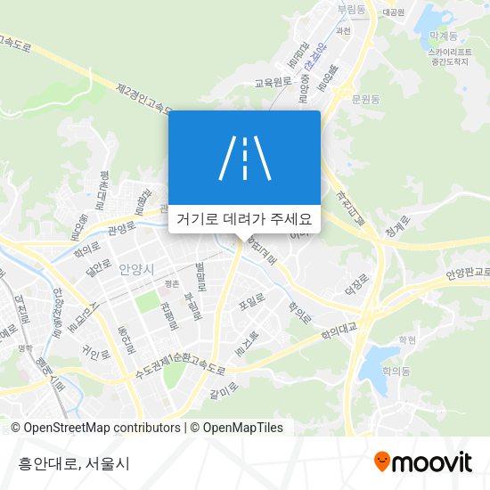 흥안대로 지도