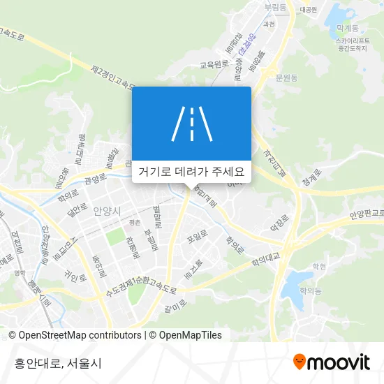 흥안대로 지도
