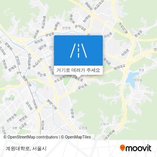 계원대학로 지도