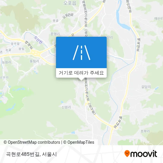 곡현로485번길 지도