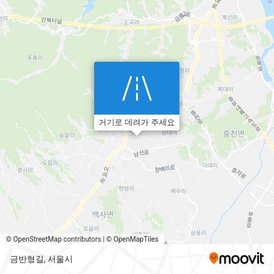 금반형길 지도
