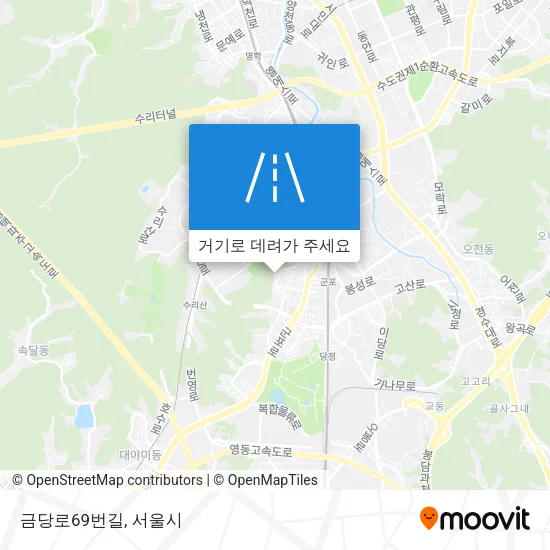 금당로69번길 지도