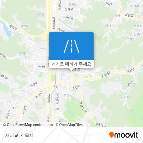 새터교 지도