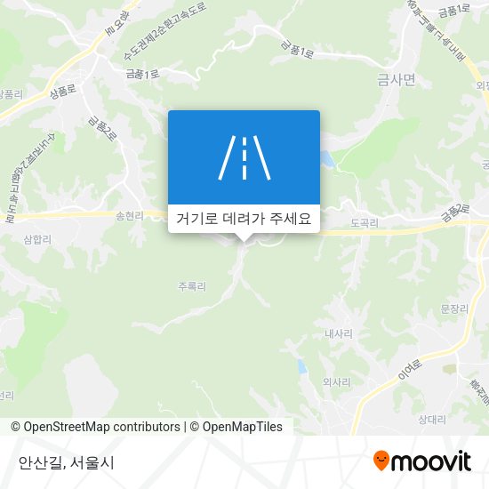 안산길 지도