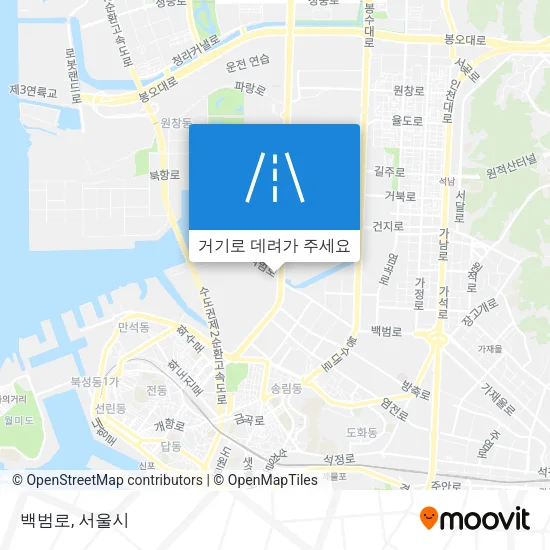 백범로 지도