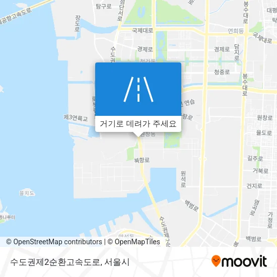수도권제2순환고속도로 지도
