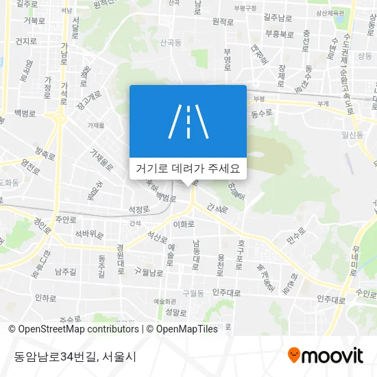 동암남로34번길 지도