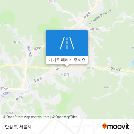 만삼로 지도