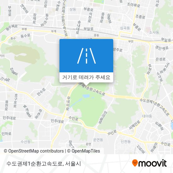 수도권제1순환고속도로 지도