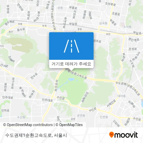 수도권제1순환고속도로 지도
