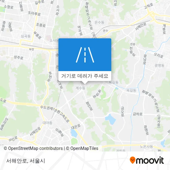 서해안로 지도