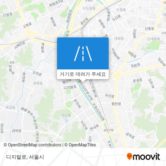 디지털로 지도