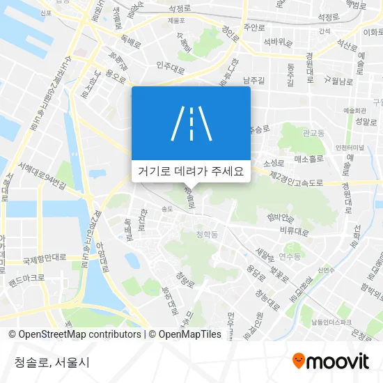 청솔로 지도