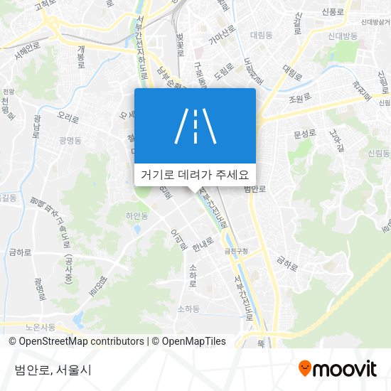 범안로 지도