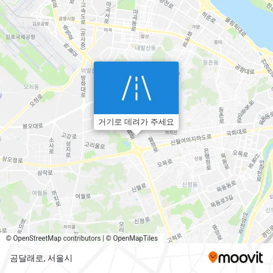곰달래로 지도