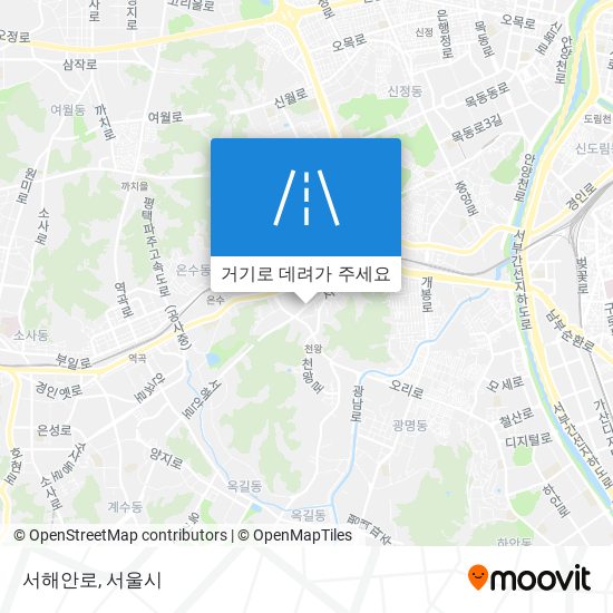 서해안로 지도