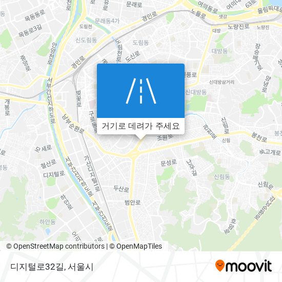 디지털로32길 지도