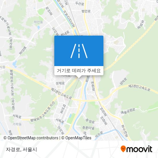 자경로 지도
