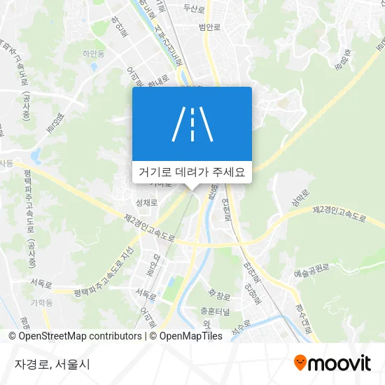 자경로 지도