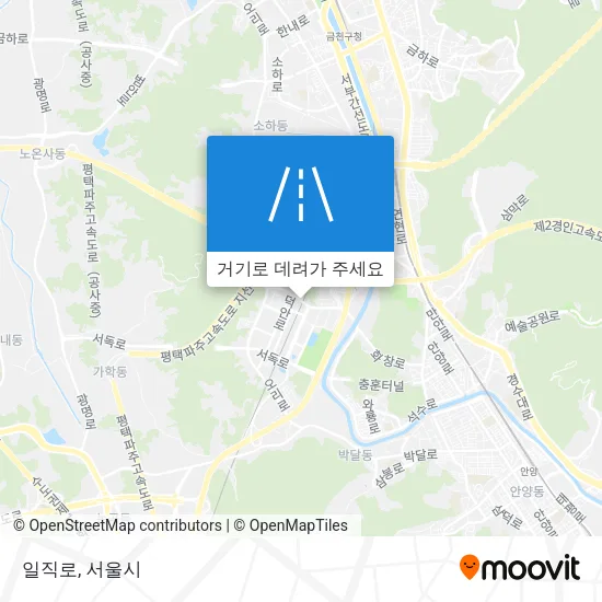 일직로 지도