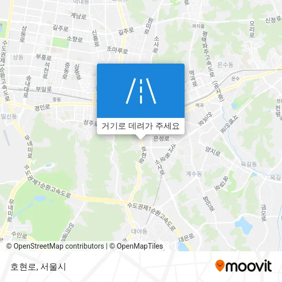 호현로 지도