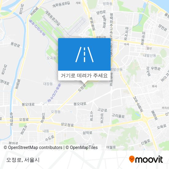 오정로 지도