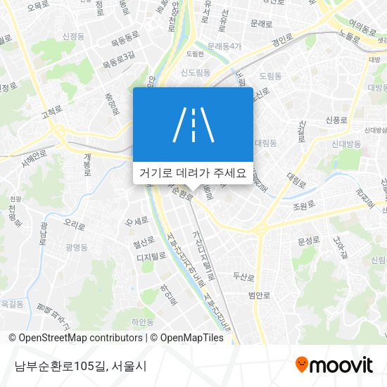 남부순환로105길 지도
