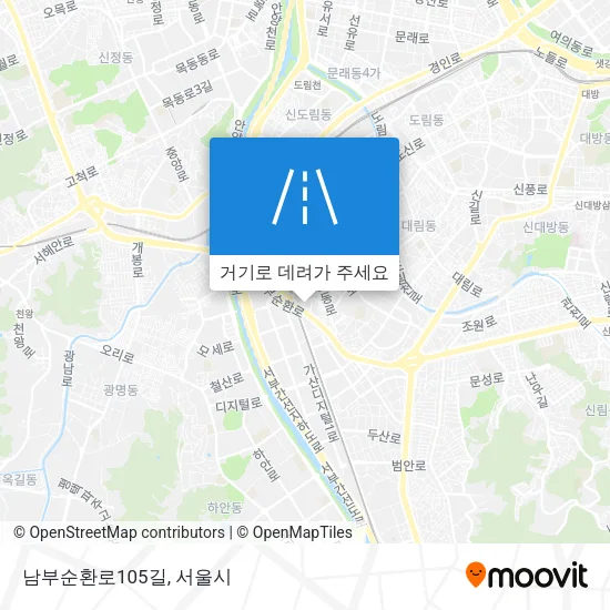 남부순환로105길 지도