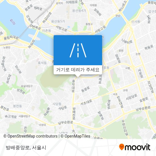 방배중앙로 지도