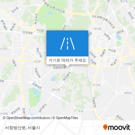 서창방산로 지도