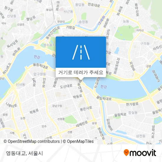 영동대교 지도