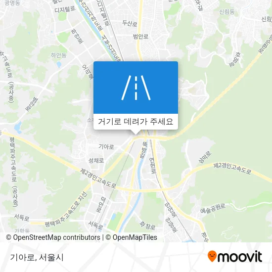 기아로 지도