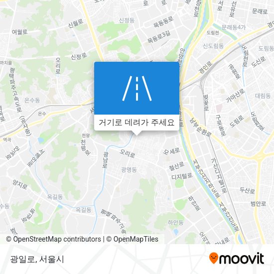 광일로 지도