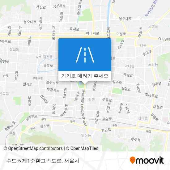 수도권제1순환고속도로 지도