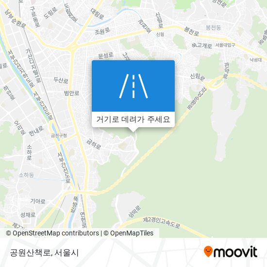 공원산책로 지도