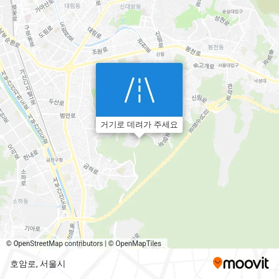 호암로 지도