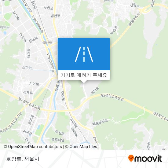 호암로 지도