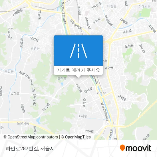 하안로287번길 지도