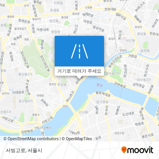 서빙고로 지도