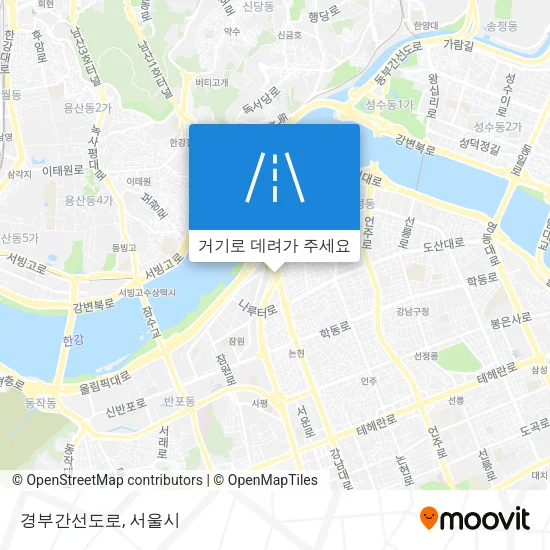 경부간선도로 지도