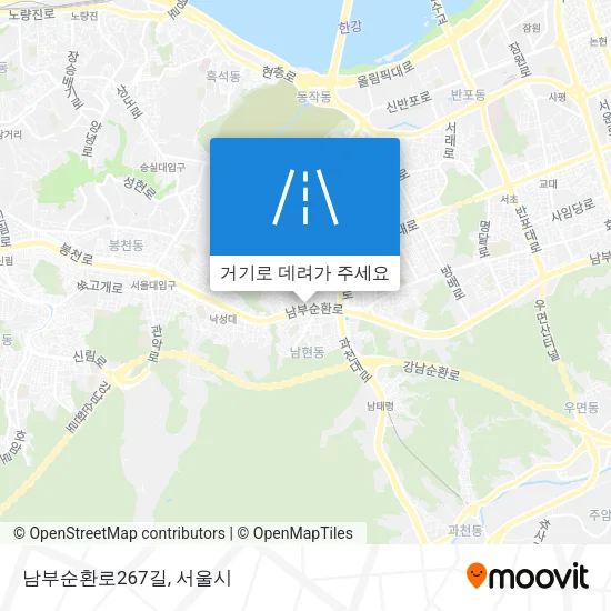 남부순환로267길 지도