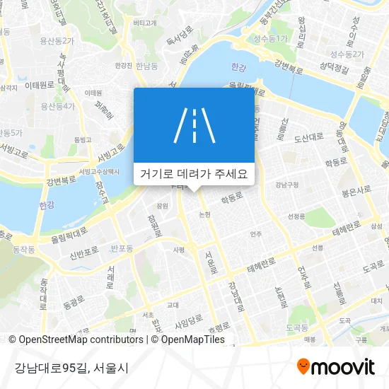 강남대로95길 지도