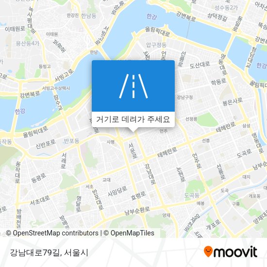 강남대로79길 지도