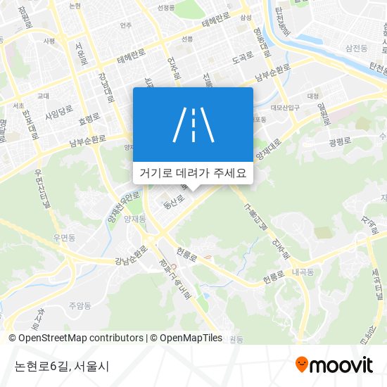 논현로6길 지도