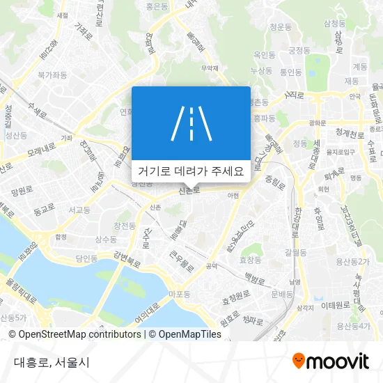 대흥로 지도