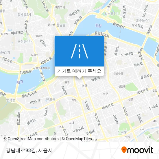 강남대로93길 지도