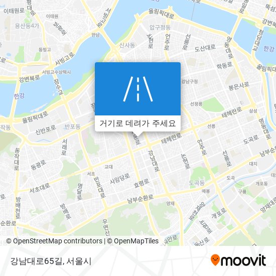 강남대로65길 지도