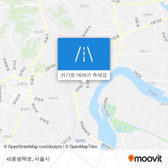 세종평택로 지도