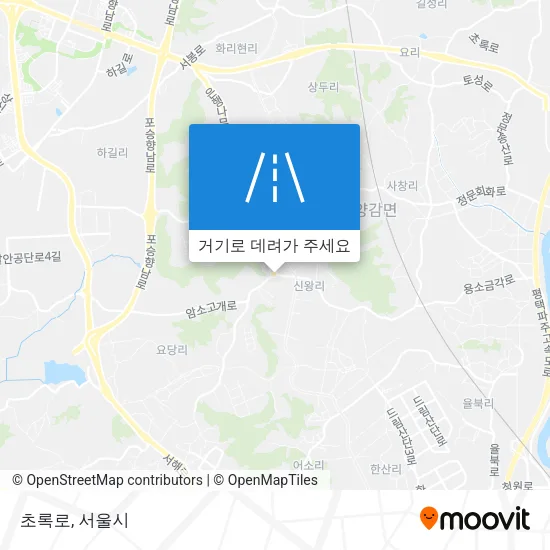 초록로 지도